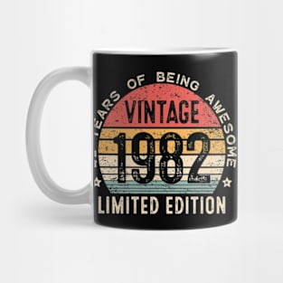 42nd Birthday Gift  | 1982 Vintage Funny 80s Retro Inspired Graphic Mug